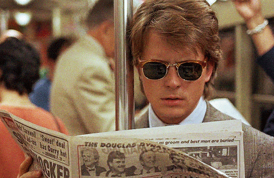 Michael J Fox typing